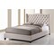 Baxton Studio Norwich Light Beige Linen Modern Platform Bed -King Size 106-5196 - alternate 2